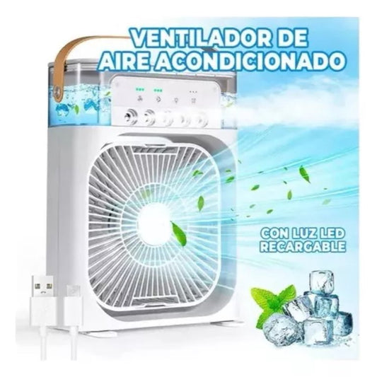 Ventilador Enfriador Con Humidificador 4 en 1