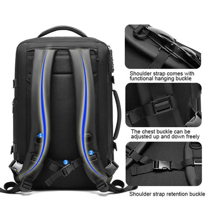 Mochila de Viaje Multifuncional - TravelSafe