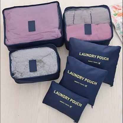 Set de 6 Bolsas Organizadoras para Viajes