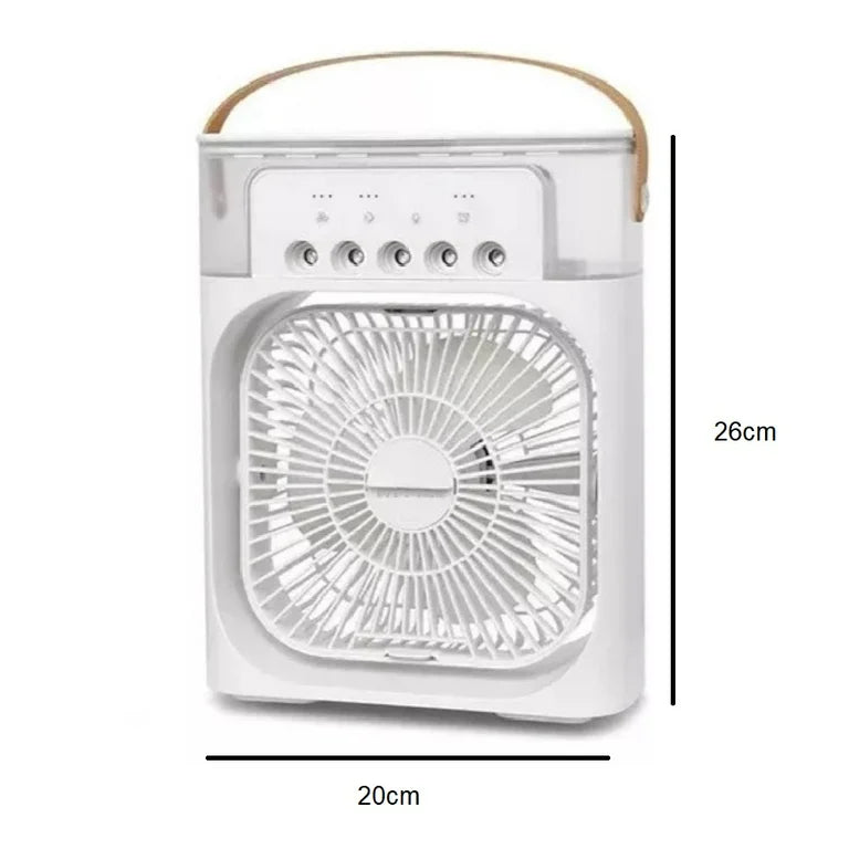 Ventilador Enfriador Con Humidificador 4 en 1