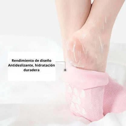 Medias de gel hidratantes