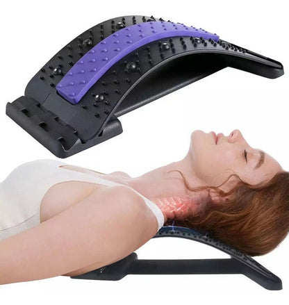 Masajeador Estiramiento Espalda Alivia Dolor Columna Lumbar