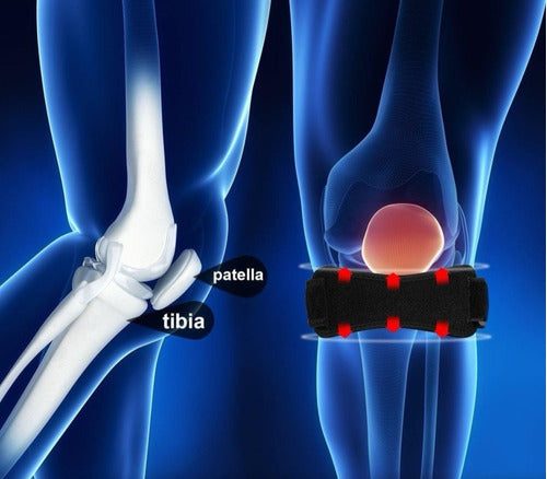 Rodillera Deportiva Con Soporte Tendón Rotuliano